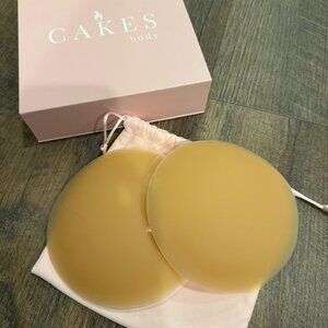 Grippy Not Sticky™ Cakes Adhesive-free circle nipple covers, Plus size (DDD+)